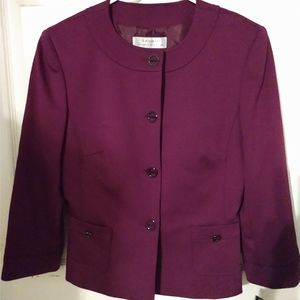TAHARI Blazer Magenta sz 6